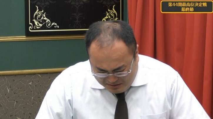坂本大志、男泣き！有終のトップで初の最高位獲得／麻雀・最高位決定戦