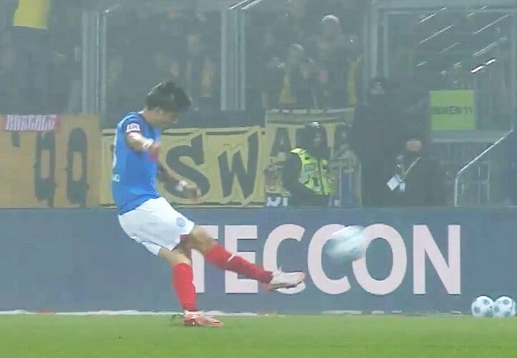 【写真・画像】「ワールドクラスだ」佐野海舟が“ブンデス最強MF”を完封！「やばいって」「ヴィルツを抑えた」デュエル王対決を制した瞬間　1枚目