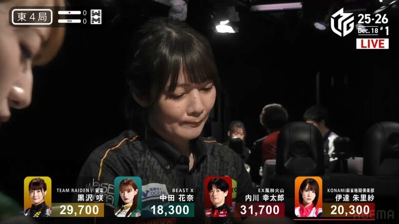 究極レベルの“セレブ配牌”豪運の美女雀士が引き寄せた超豪華ダブルリーチに「なにこれーｗ」「やばすぎー！」／麻雀・Mリーグ