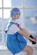 「エヴァ」公開を綾波レイのコスプレで祝福！篠崎こころの投稿に「本物じゃん！」「すごいクオリティ」と感嘆の声