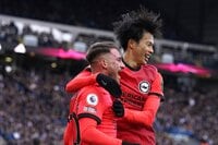 三笘薫、チームの全得点に絡む活躍もアウェイで勝ちきれず痛恨のドロー　ヘディングで1アシスト＆得意の縦突破からゴールを演出