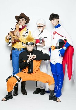 台湾ボーイズバンド“noovy”、リアルなコスプレで日本のハロウィン初体験