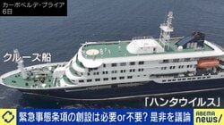 「ハンタウイルス」感染拡大の可能性は…コロナ禍を経験した日本における「緊急事態条項」の創設論議 憲法改正の賛否両論を見る