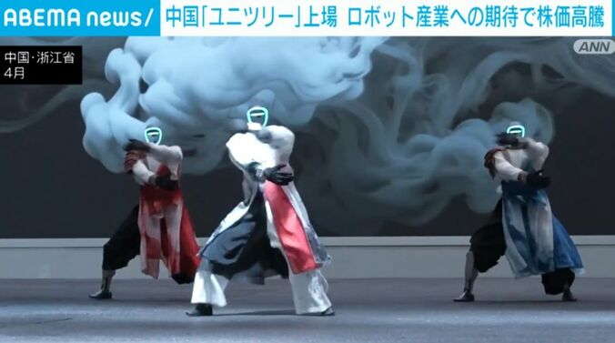 ダンスをするヒト型ロボット