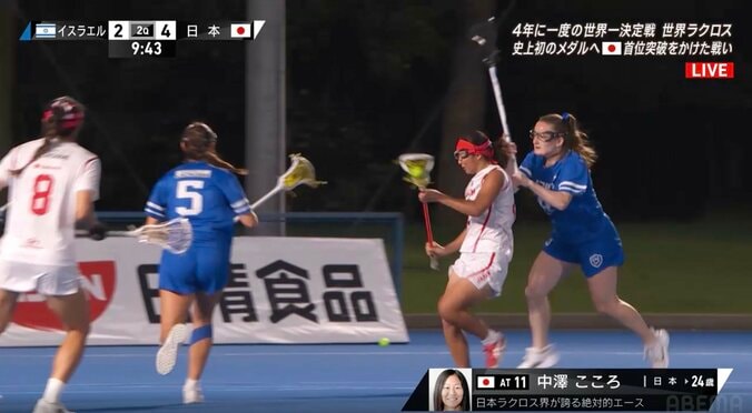 ゴール前、強烈な突破を見せた中澤こころ