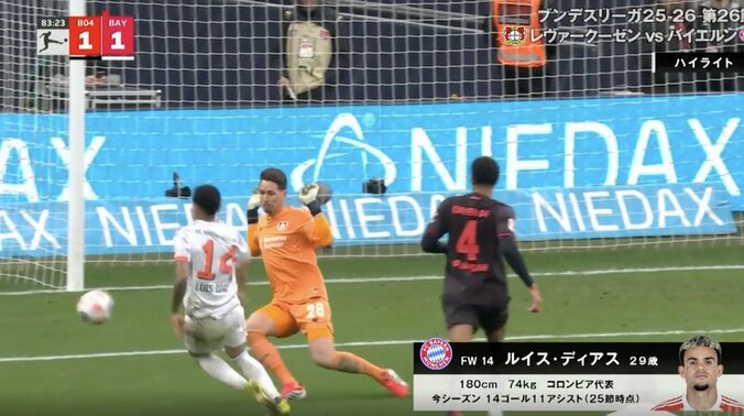 「審判ヤバいだろ」「演技は上手くな」ゴール前で“物議を醸した瞬間” スタジアム騒然…バイエルンFWの退場判定にファンの意見真っ二つ 4枚目