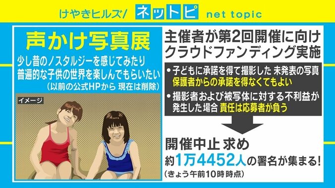 女子小中学生の写真展示で物議の「声かけ写真展」 “児童ポルノ”助長の可能性は 2枚目