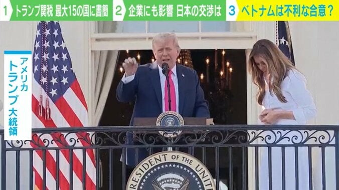 トランプ大統領とメラニア夫人
