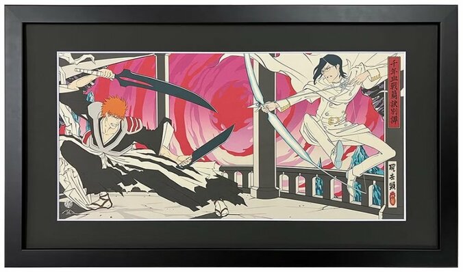 【写真・画像】『BLEACH 千年血戦篇』が浮世絵版画に！一護と雨竜の宿命の対峙を描くアート作品が8月5日発売　2枚目