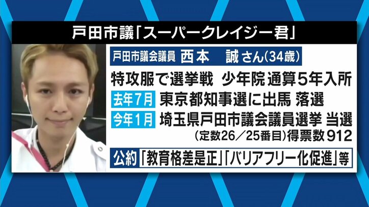 「ここまでは想定内だが、何らかの力が動いている」スーパークレイジー君こと西本誠・戸田市議が訴え