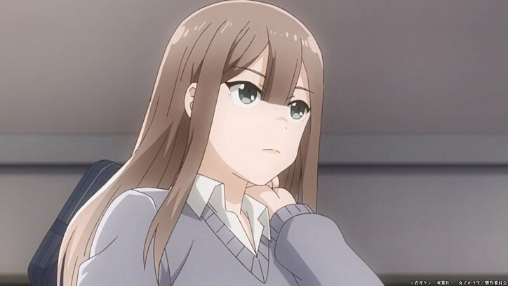 アニメ「女子かう生」第9話先行カット解禁!転校生を威嚇? もも子&まゆみの出会い