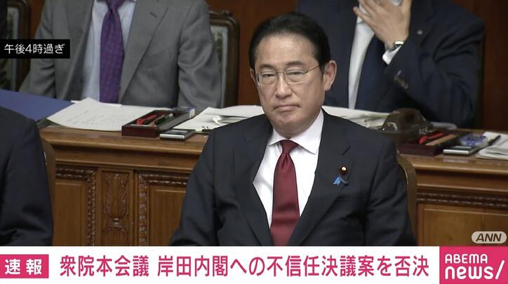 【写真・画像】岸田内閣に対する不信任決議案 与党などの反対多数で否決　1枚目