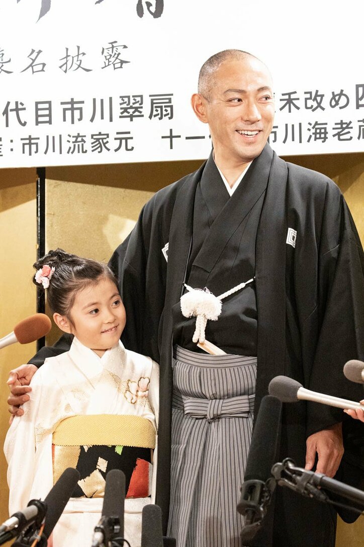 海老蔵、長女・麗禾ちゃんの成長を語る「麻央のDNAのおかげ。喜んでいると思います」