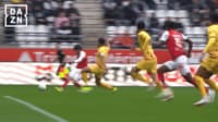 【映像】伊東純也、超速ランからの低空グラウンダーパス
