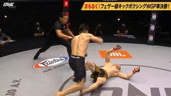 ファーストコンタクトで危険すぎる“秒殺”KO 「あぁ…１発！」実況も驚愕 レフェリーの懸命なストップに称賛の声も
