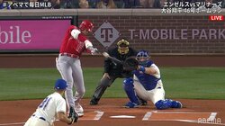 大谷翔平、最終戦で11試合ぶり46号 打球速度181キロ弾丸ライナー メジャー史上初となる投打5部門での「100」達成でMVPに大きく前進