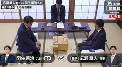 名人挑戦へのサバイバル戦 広瀬章人竜王 対 羽生善治九段 戦型は「角交換型四間飛車」に／将棋・順位戦A級