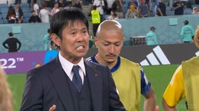 森保一監督、涙の敗戦直後に選手に叫んだこと「みんなが新しい景色、最高の景色を目指していけば必ず歴史が変わる」