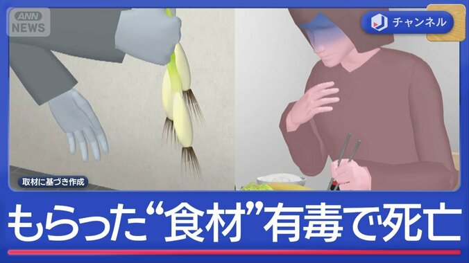 食材として“もらった植物”食べた女性死亡　実は…有毒だった 1枚目