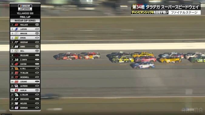 ファイナルラップで「消えていく！」 日系米国人レーサーが突然の“急失速”…無念のガス欠敗退にスタンドは悲鳴 2枚目