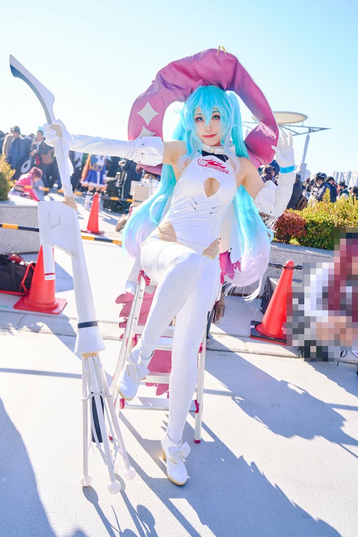 【写真・画像】レーシングミク2024 Ver.コスプレ画像　3枚目