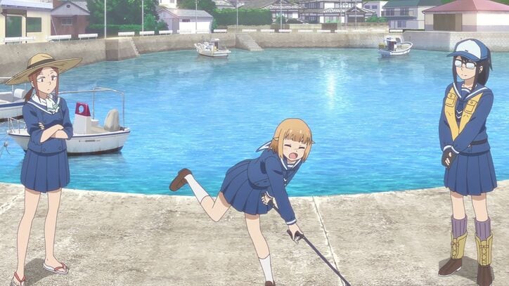 アニメ「放課後ていぼう日誌」2話先行カット＆あらすじ解禁！ 体力測定、運動が苦手な陽渚は…？