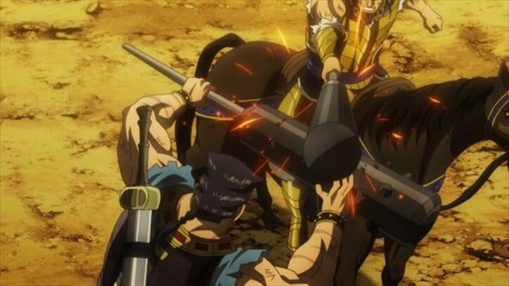 アニメ「キングダム」蒙武vs汗明が戦うなか、カ燐軍の動きに気づいた蒙恬…！第14話先行カット＆あらすじ公開