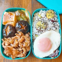 みきママ『豚こまですき焼き弁当です!!』