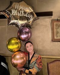 観月ありさ、アニバーサリーイヤーである今年の誕生日を報告！「いつまでもキレイ」「輝いているありささんが憧れ」と祝福の声！