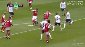 一体、何が起きた！？これがアーセナルの美しい崩し ゴールを呼び込んだブラジル代表FWが魅せた『スイッチ・ランニング』