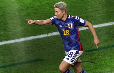W杯ドイツ戦の一撃で“ご褒美” 「2022年日本人を最も叫ばせた男」浅野