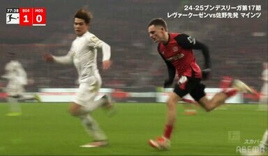 「ワールドクラスだ」佐野海舟が“ブンデス最強MF”を完封！「やばいって」「ヴィルツを抑えた」デュエル王対決を制した瞬間