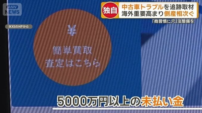 5000万円以上の未払い金