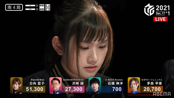 たくさんの仲間がくれたパワー 日向藍子、笑顔と涙の今期初トップ！ファンの激励「ありがとう」／麻雀・Mリーグ 2枚目