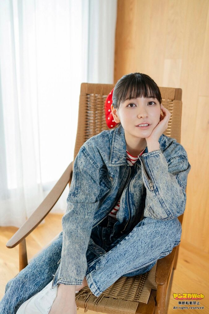 “ミス週刊少年マガジン”花城奈央、80年代の名作映画グラビア ヤンマガWeb「ミスマガのアソビバ！」 1枚目