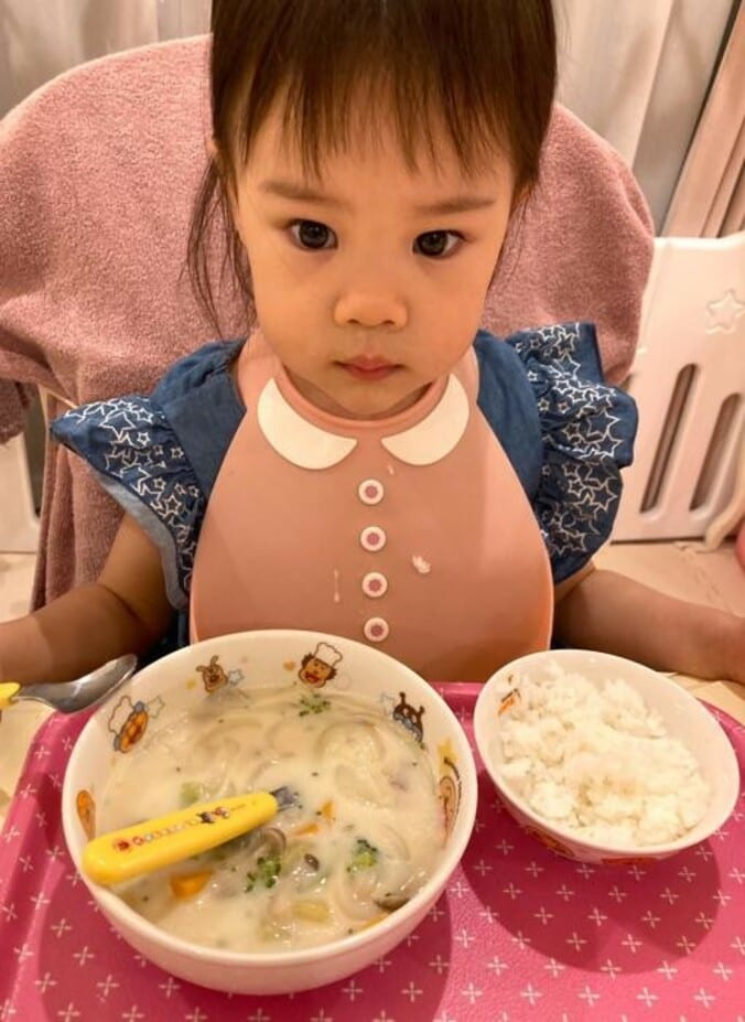  上原さくらの夫、妻がダウンしてしまい夕食の準備「食べてくれるかが心配」  1枚目