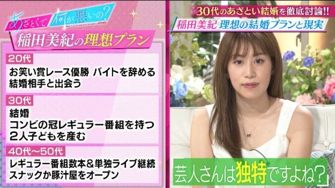 紅しょうが稲田、お見合い相談所に2年間＆マッチングアプリで頑張るも