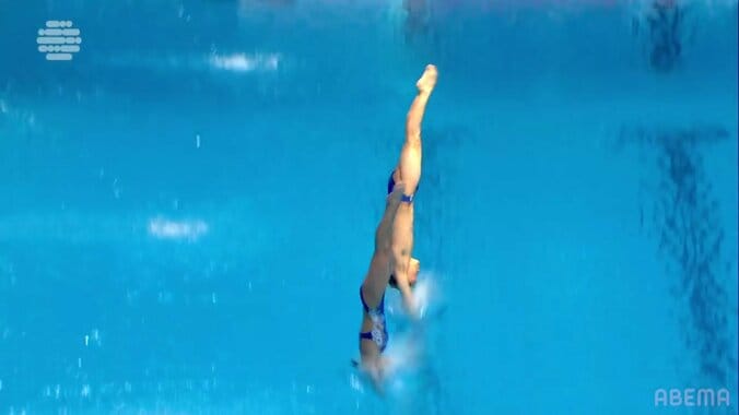 【映像】穴に吸い込まれるような入水