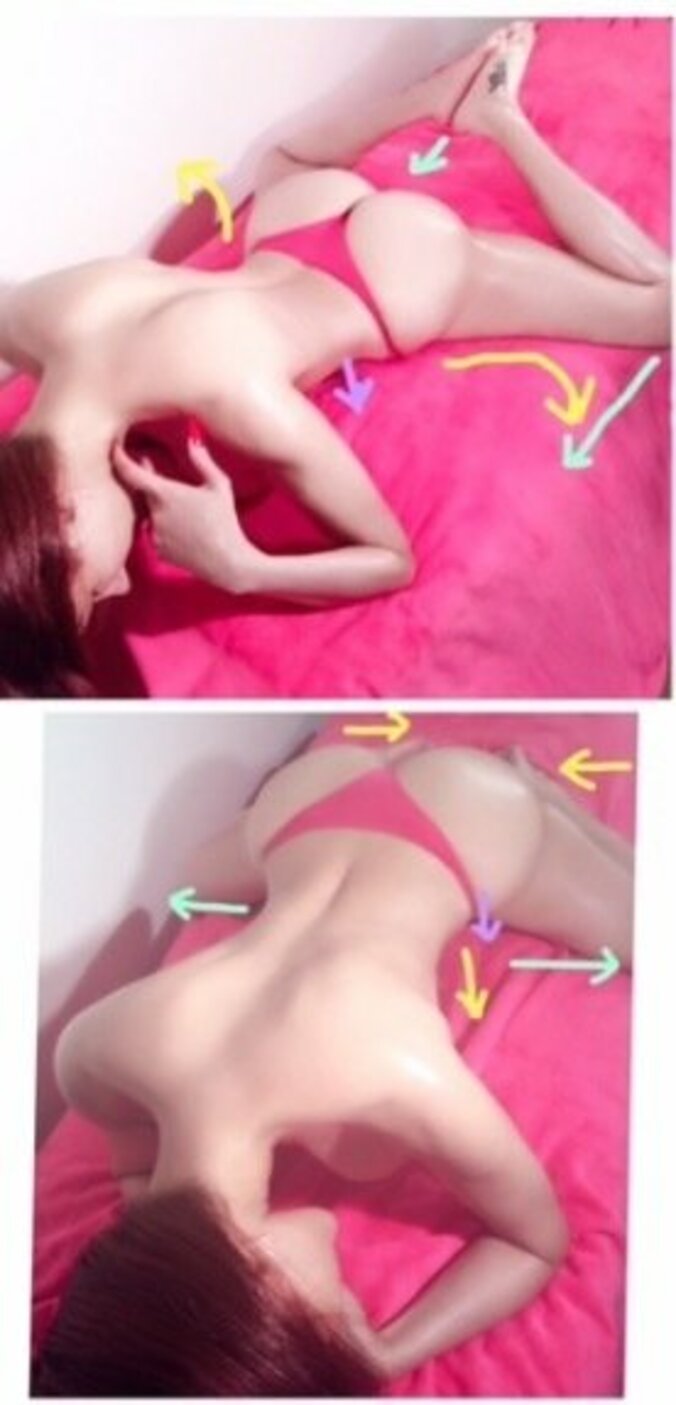 叶姉妹、オイルマッサージ風景を公開　「神話に出てきそう」と反響 2枚目