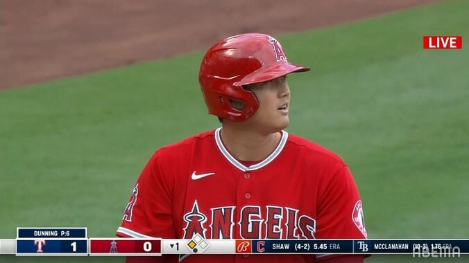 大谷翔平、2試合連続安打は打球速度169キロの弾丸三塁打！36試合連続スタメン出場も元気にフルスイング＆快走 1枚目