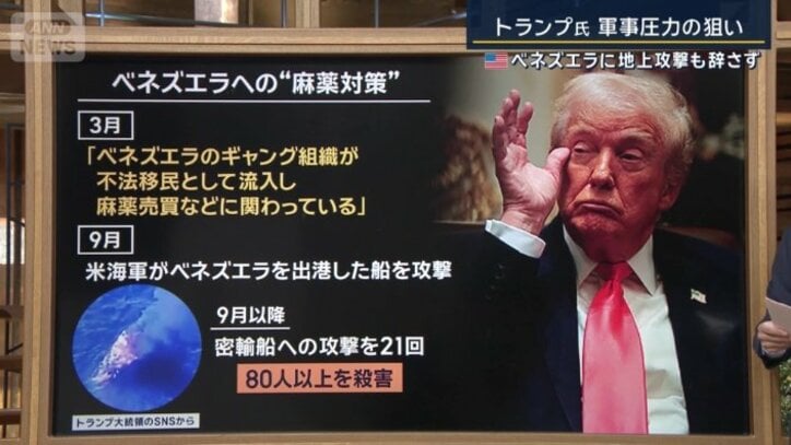 ベネズエラへの麻薬対策