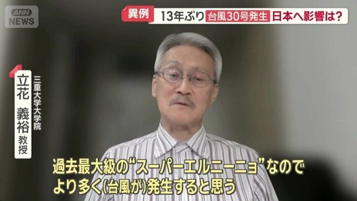 三重大学大学院　立花義裕教授