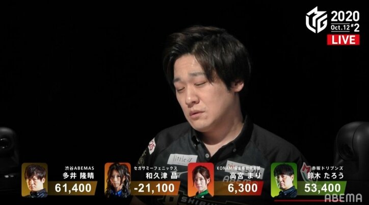 ドヤ顔MAX!多井隆晴、“最速最強”ぶりは健在「僕はまだ輝ける」今期初勝利/麻雀・Mリーグ