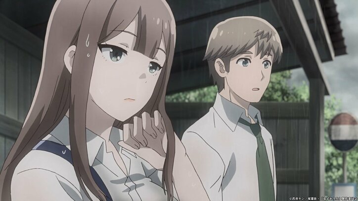 アニメ「女子かう生」第8話あらすじ&先行カットが解禁! 残念美人・もも子と“雨宿り”