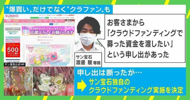 「娘に爆買い」サン宝石の経営難に立ち上がった“かつての少女たち” 独自でクラウドファンディングも実施決定