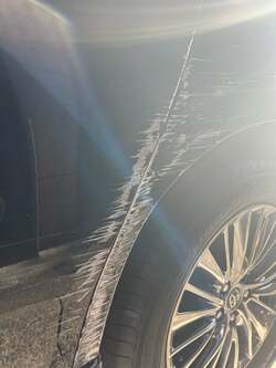  水元秀二郎、ぶつけられ“大惨事”になった愛車「本当に困ったことです」 