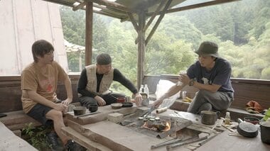 【ABEMA】『東出昌大の野営デトックス』#5#6に箕輪厚介＆渡部陽一が出演決定…編集者・戦場カメラマン・俳優が大自然で語る