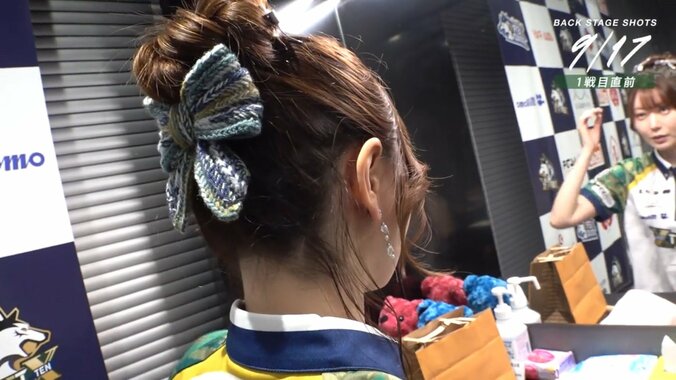 大小リボンにお団子ヘア 美力アップした東城りお