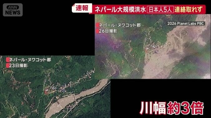 3日前の画像と比べると…