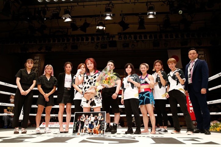 女子キックを「できた後輩たち」に託し…名王者・紅絹が“ガチ”エキシビションとともに笑顔で引退